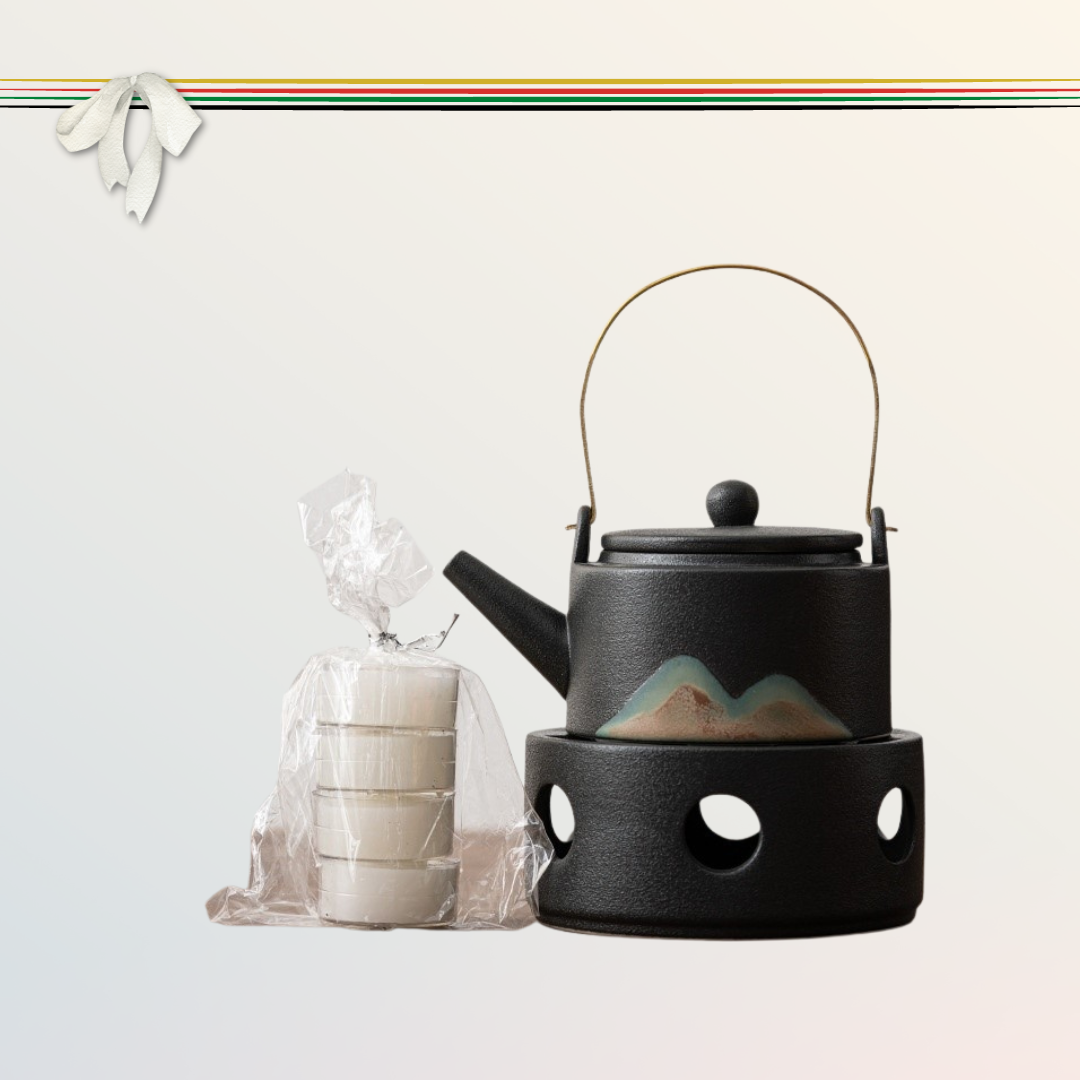 "Tea Lovers" Collection. Japanese style Tea stove set with Furnace - Orchid Smart Shop